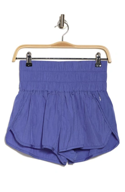 Shop Fp Movement The Way Home Shorts In Mystic Blue