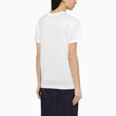 Shop Patou T-shirt With Logo In White