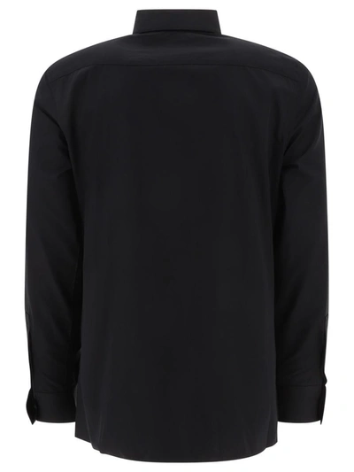 Shop Givenchy Shirt In Poplin In Black