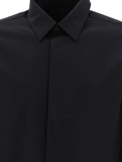 Shop Givenchy Shirt In Poplin In Black