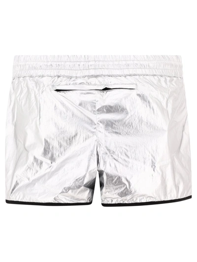 Shop Golden Goose "diana" Shorts In Silver