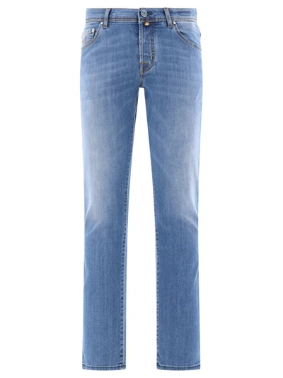 Shop Jacob Cohen "nick Slim" Jeans In Blue