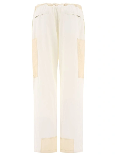 Shop Jil Sander Parachute Trousers In White