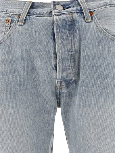 Shop Levi's 501® Original Fit Selvedge Jeans In Blue