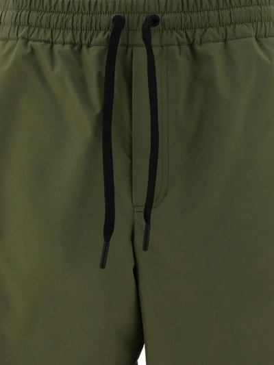 Shop Moncler Grenoble Gore-tex Shorts In Green