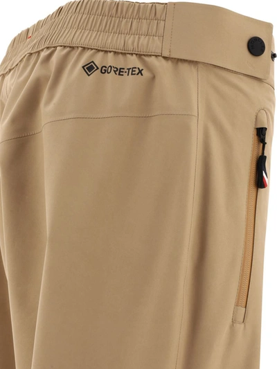 Shop Moncler Grenoble Gore-tex Trousers In Beige