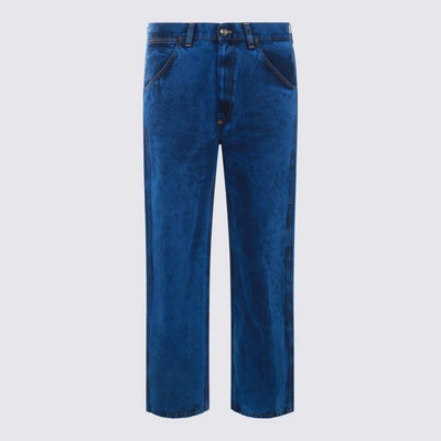 Shop Vivienne Westwood Blue Cotton Pants