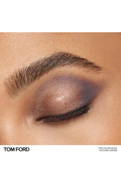Shop Tom Ford Eye Color Quad Crème Eyeshadow Palette In Iconic Smoke