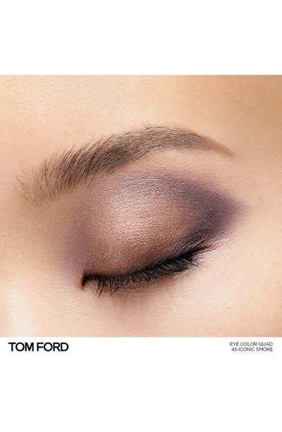 Shop Tom Ford Eye Color Quad Crème Eyeshadow Palette In Iconic Smoke