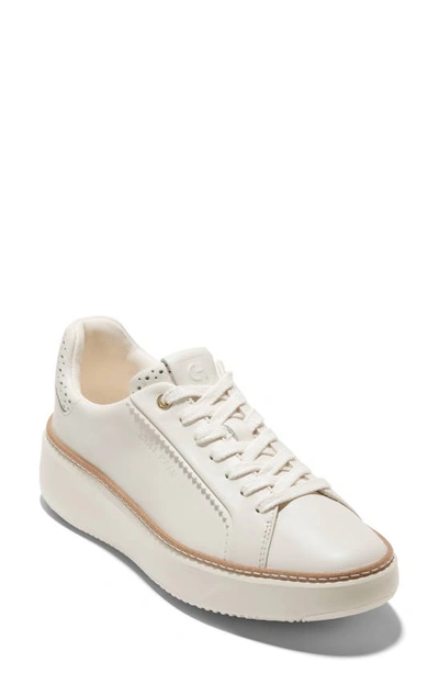 Shop Cole Haan Grandpro Topspin Sneaker In Ivory/ Perf