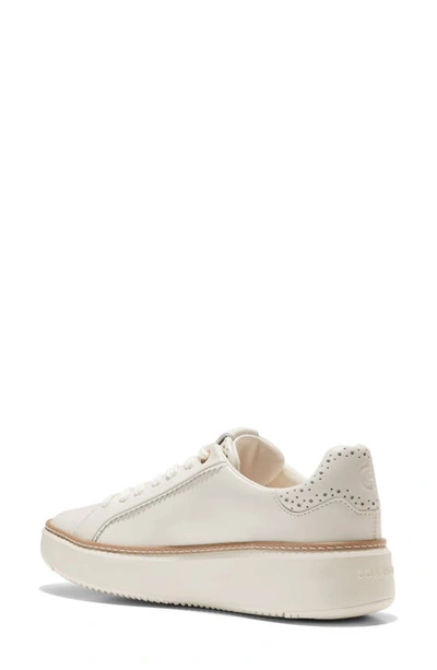 Shop Cole Haan Grandpro Topspin Sneaker In Ivory/ Perf