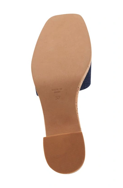 Shop Andre Assous Cypress Slide Sandal In Denim