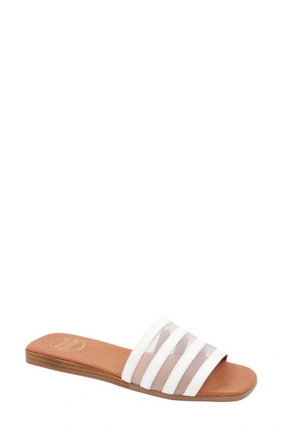 Shop Andre Assous Kaila Slide Sandal In White