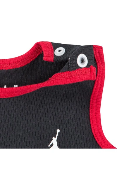 Shop Jordan Bodysuit, Headband & Booties Set In Black