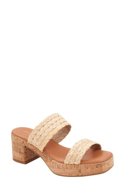 Shop Andre Assous Cairo Platform Sandal In Beige