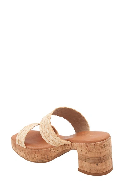 Shop Andre Assous Cairo Platform Sandal In Beige