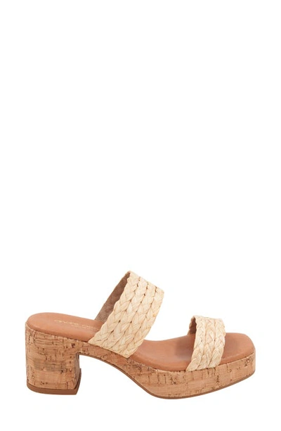 Shop Andre Assous Cairo Platform Sandal In Beige