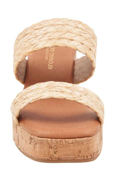 Andre Assous Aria Espadrille Wedge Sandal In Beige