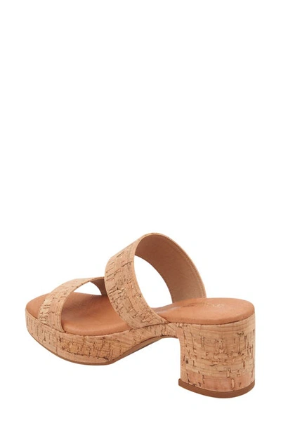 Shop Andre Assous André Assous Cairo Platform Sandal In Natural