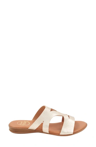 Shop Andre Assous Nailea Sandal In Platino