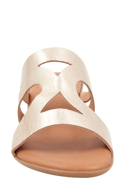 Shop Andre Assous Nailea Sandal In Platino