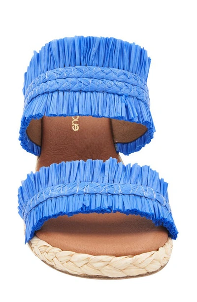 Andre Assous Nori Espadrille Wedge Sandal In French Blue