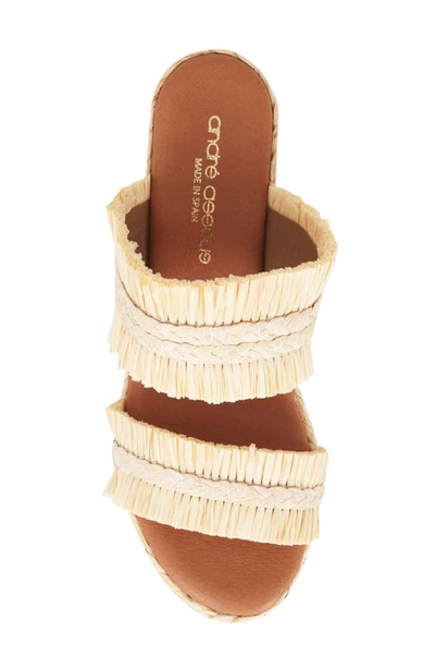 Shop Andre Assous Nori Espadrille Wedge Sandal In Beige
