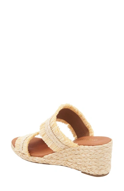 Shop Andre Assous Nori Espadrille Wedge Sandal In Beige