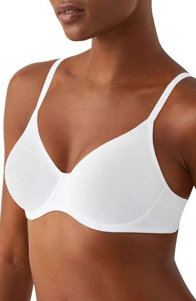 Shop B.tempt'd By Wacoal Cotton To A Tee Underwire Unlined Bra In White