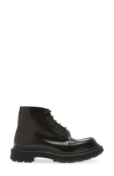 Shop Adieu Creeper Sole Lace-up Boot In Black