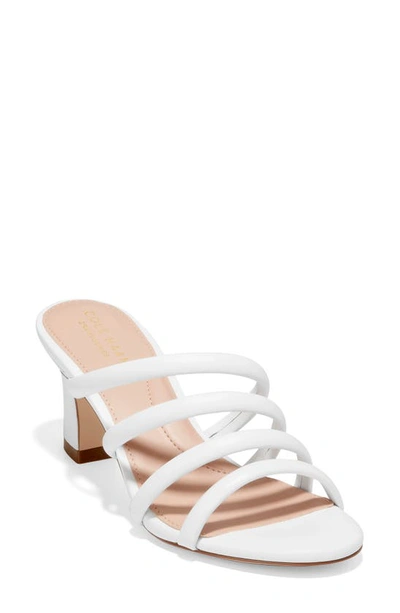 Shop Cole Haan Adella Strappy Sandal In White Ltr