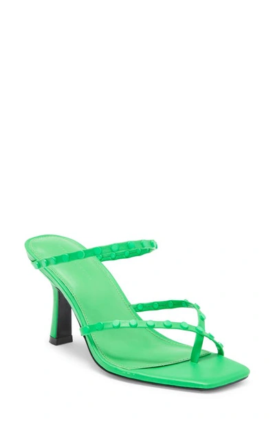 Shop Rebecca Minkoff Avila Stud Slide Sandal In Green