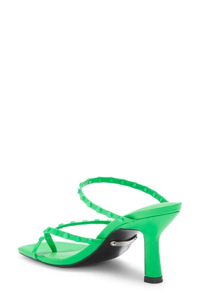 Shop Rebecca Minkoff Avila Stud Slide Sandal In Green