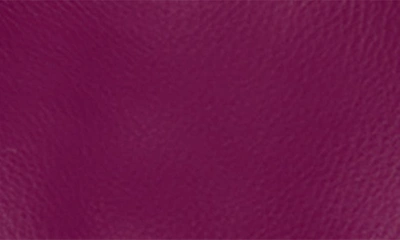 Shop American Leather Co. Val Perfect Satchel Bag In Deep Berry Smooth