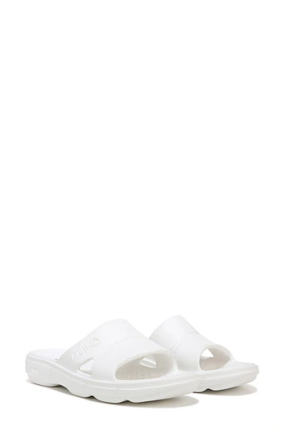 Shop Ryka Rykä Restore Slide Sandal In White