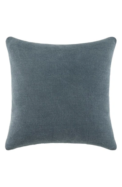 Shop Ienjoy Home Stone Washed Cotton Throw Pillow In Navy