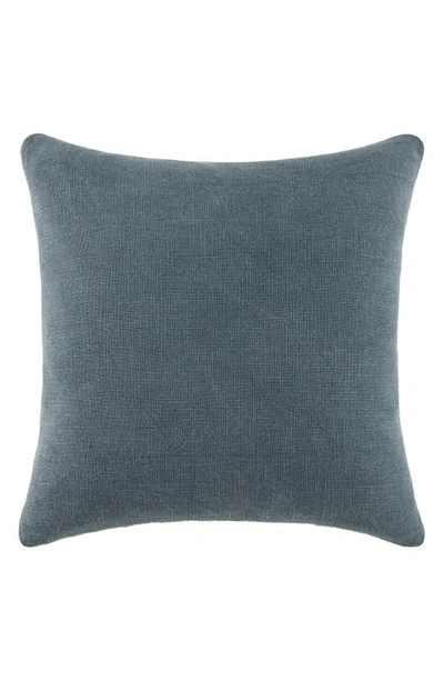 Ienjoy Home Stone Washed Cotton Throw Pillow In Navy