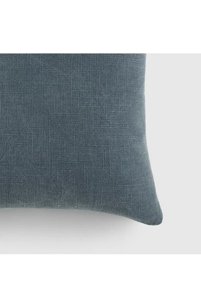 Shop Ienjoy Home Stone Washed Cotton Throw Pillow In Navy