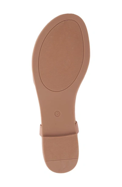 New York And Company Abril Thong Sandal In Natural Combo