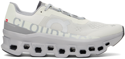 Shop On Gray Cloudmster Sneakers In Ice | Alloy