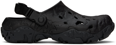 Shop Crocs Black All-terrain Atlas Clogs In Black/black