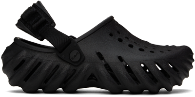 Shop Crocs Black Echo Clogs