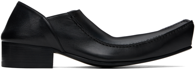 Shop Balenciaga Black Romeo Loafers In 1000 Black