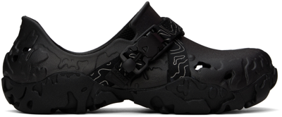 Shop Crocs Black All-terrain Atlas Clogs In Black/black