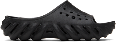 Shop Crocs Black Echo Slides