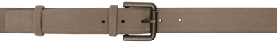 Shop Max Mara Brown Pin-buckle Belt In 002 Beige