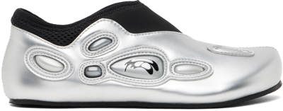Shop Rombaut Silver Alien Barefoot Sneakers In Quicksilver