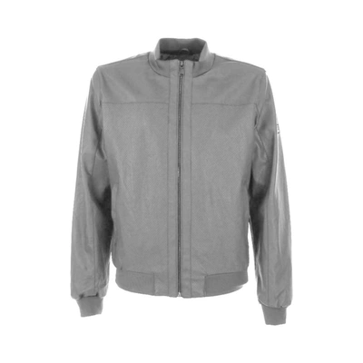 Shop Yes Zee Polyethylene Men's Jacket In Grey