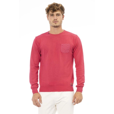 Shop Baldinini Trend Cotton Men's Sweater In Red