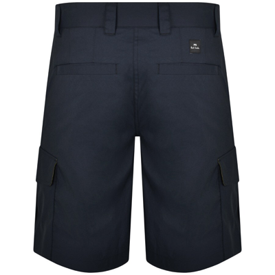 Shop Paul Smith Cargo Shorts Navy